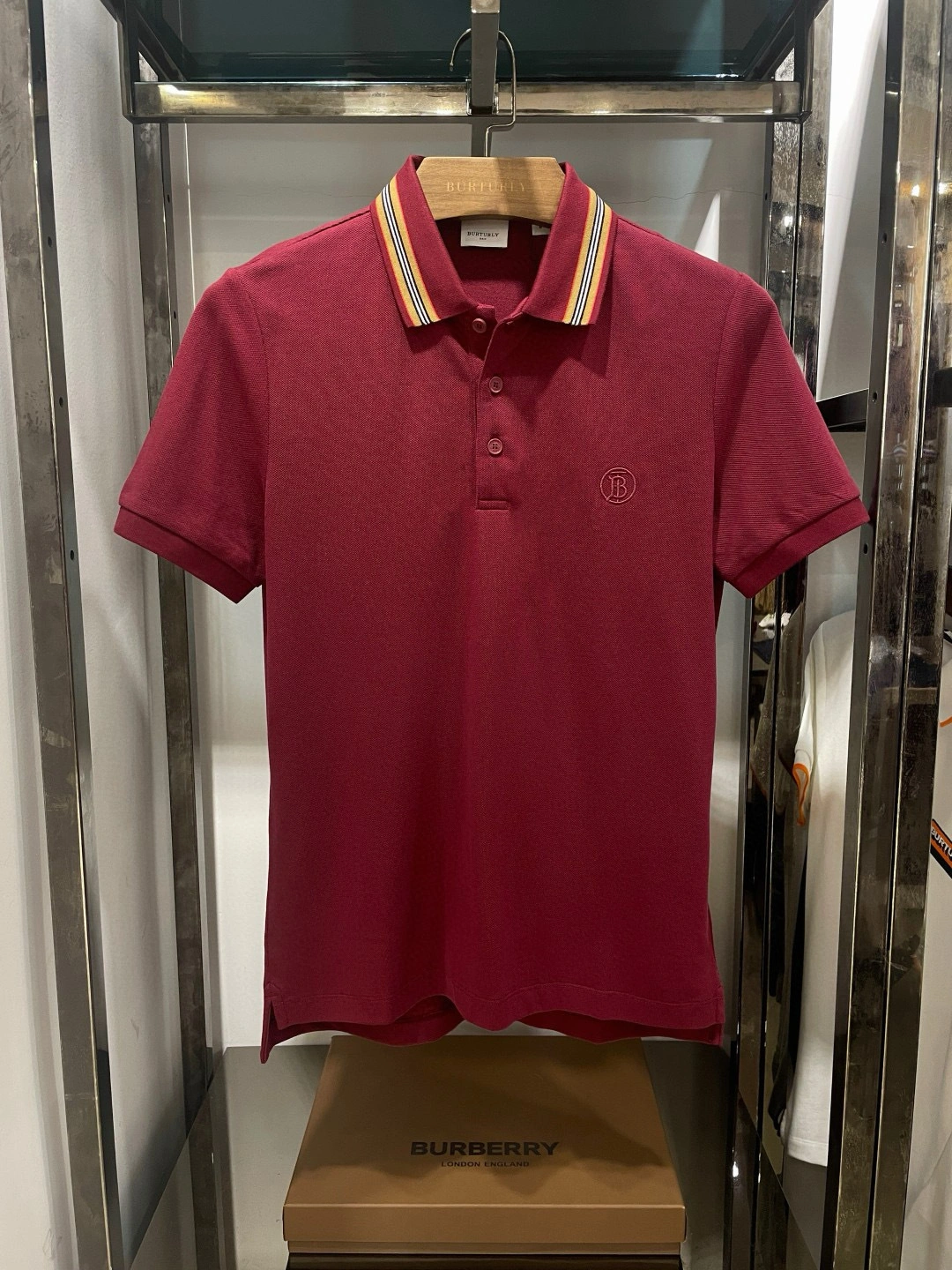 wg.luxury- 2ur25rry embroidery cotton Polo 5Colour item:E-F409C0932-4